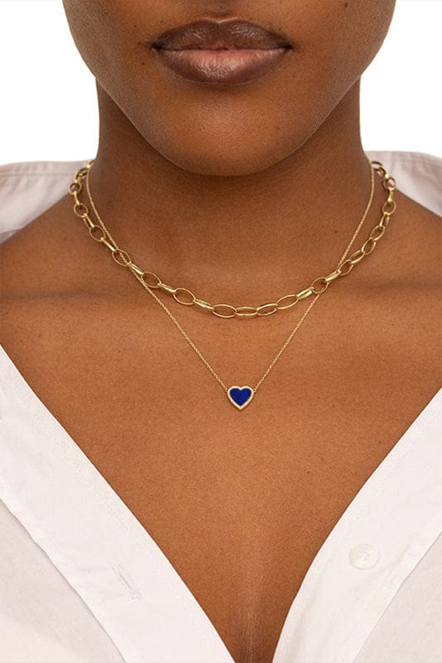 Jennifer Meyer Jewelry 18k Gold Hammered Heart Necklace | Shopbop
