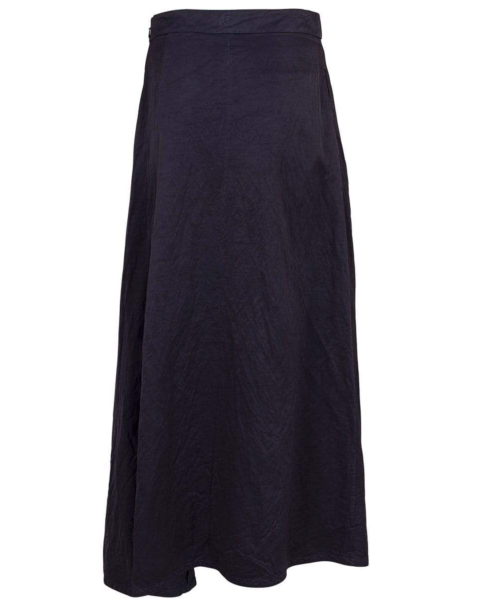 Asymmetric Shibori-Dyed Canvas Midi Mia Skirt CLOTHINGSKIRTMISC JIL SANDER   