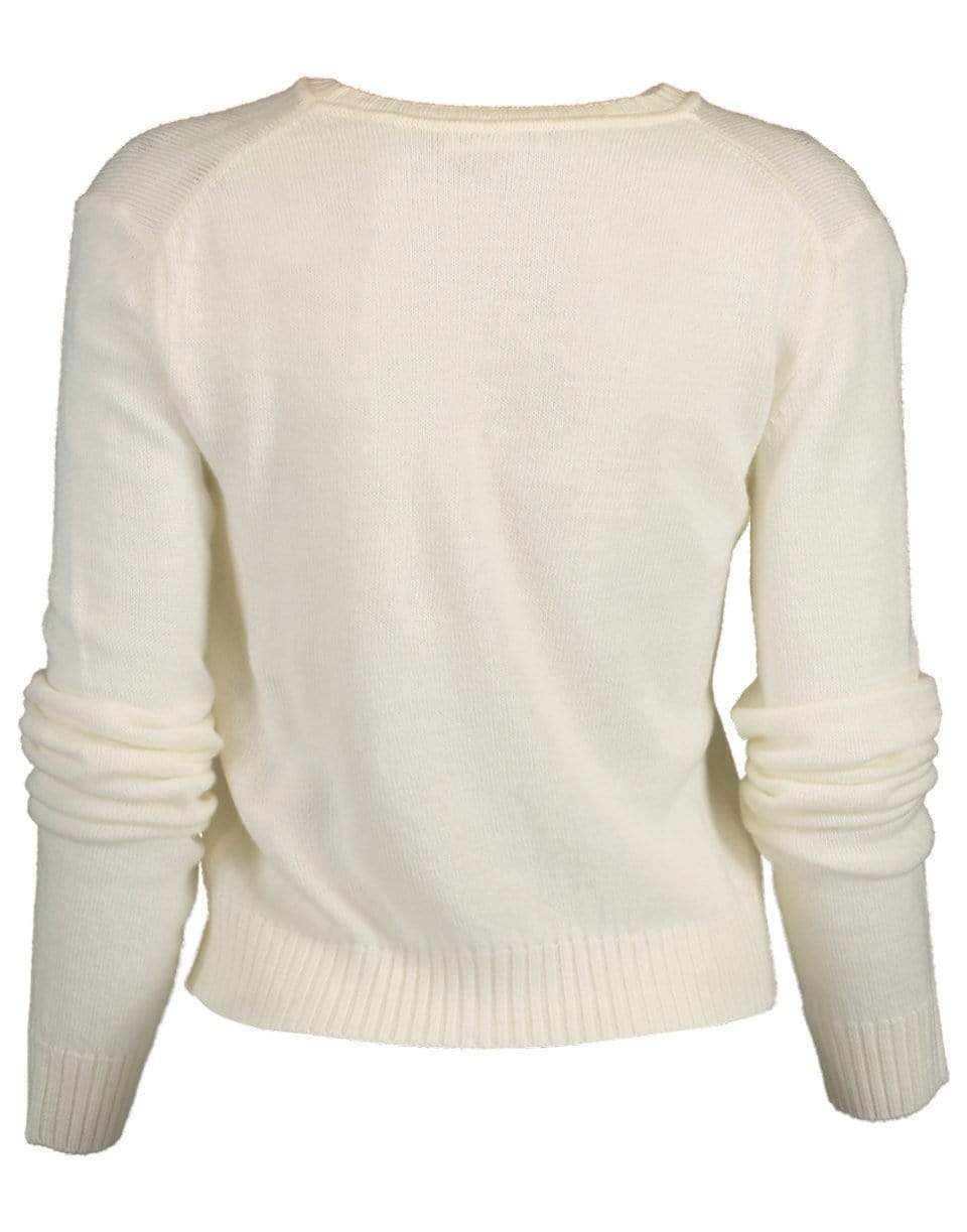 JIL SANDER-Crewneck Cropped Sweater-
