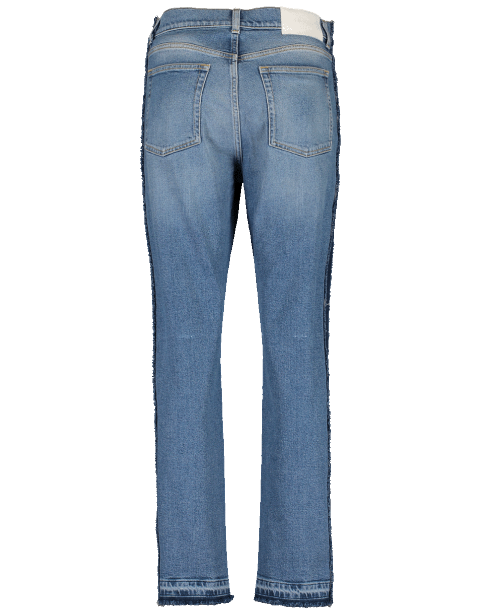 SIMKHAI-Patchwork E-Cig Jeans-