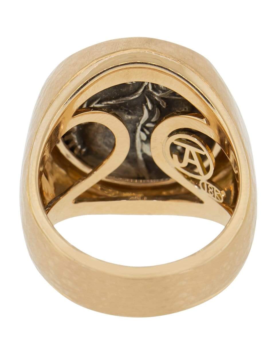 JORGE ADELER-Victory Coin Ring-ROSE GOLD