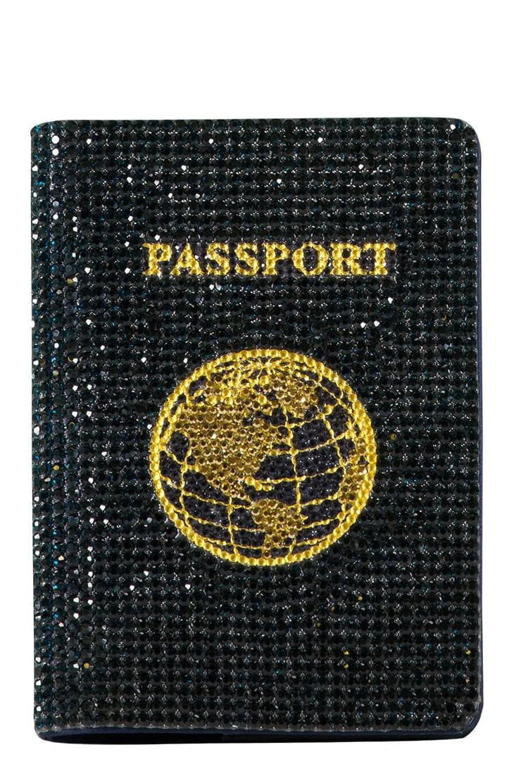 JUDITH LEIBER-Traveler Passport Holder-NAVY