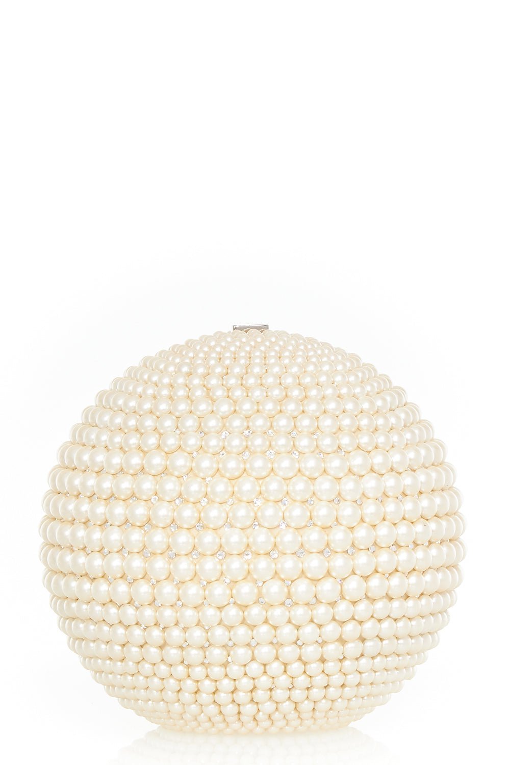 JUDITH LEIBER-Sphere Clutch-PEARLY