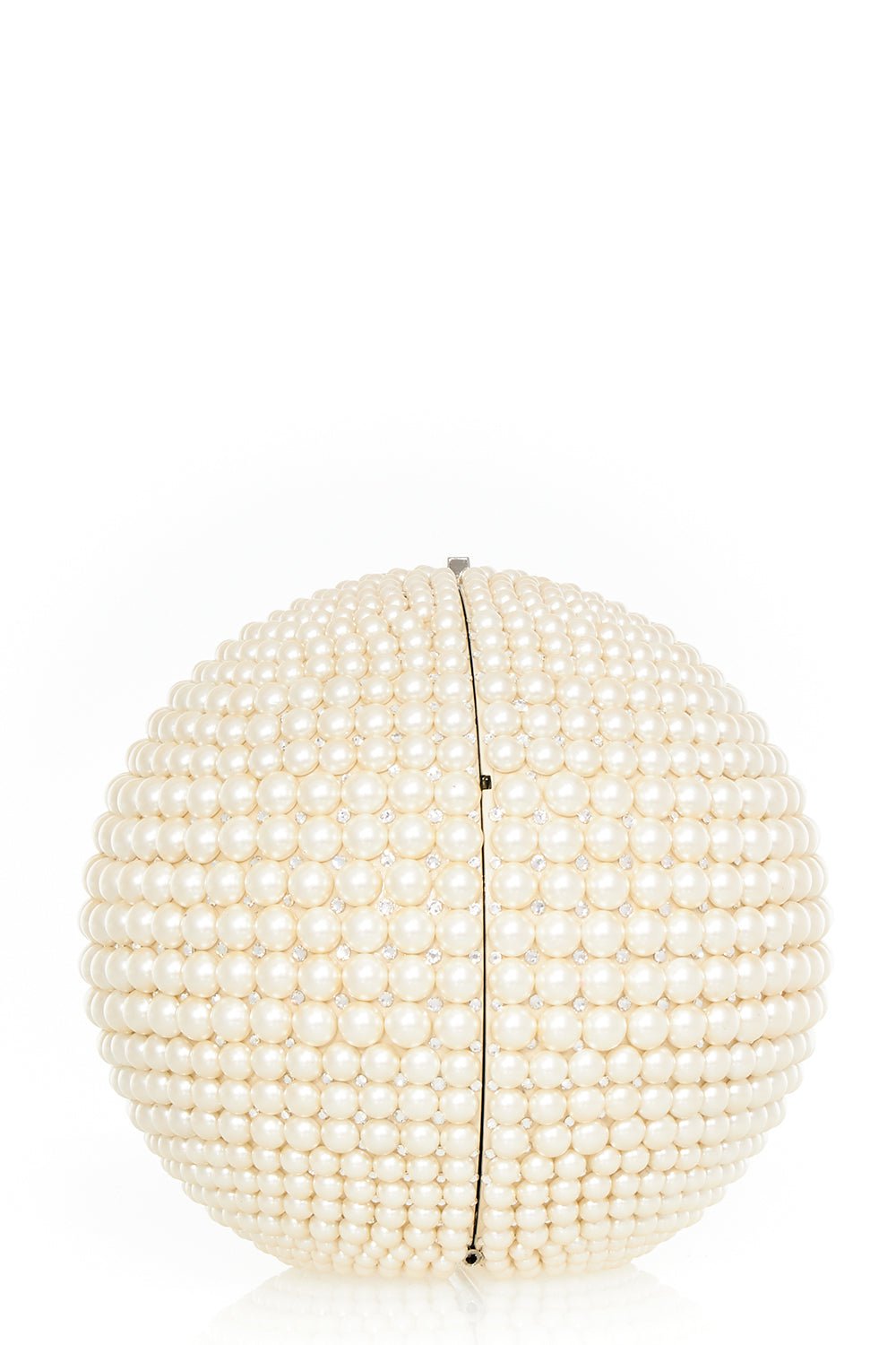 JUDITH LEIBER-Sphere Clutch-PEARLY