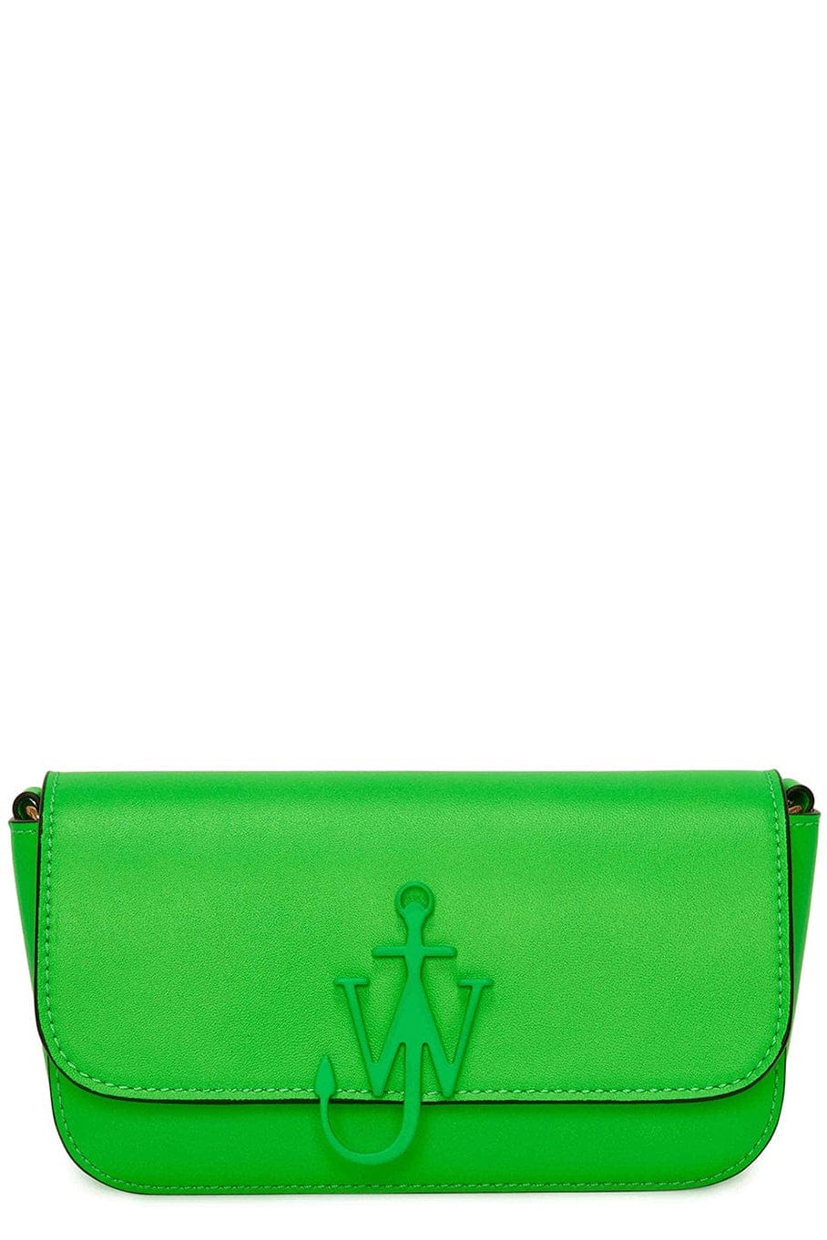 JW ANDERSON-Chain Baguette Anchor Bag - Neon Green-NEON GREEN