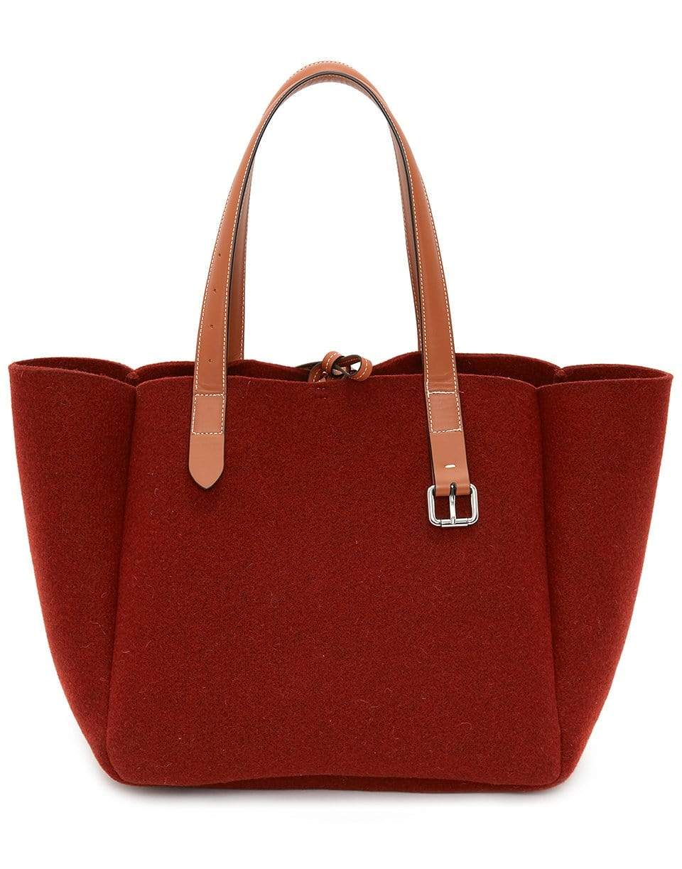 JW ANDERSON-Bordeaux Belt Tote Bag-BORD/NVY