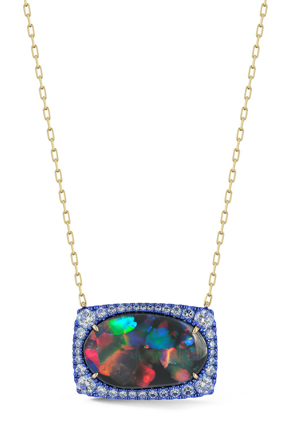 KATHERINE JETTER-The Cosmos Pendant Necklace-YELLOW GOLD