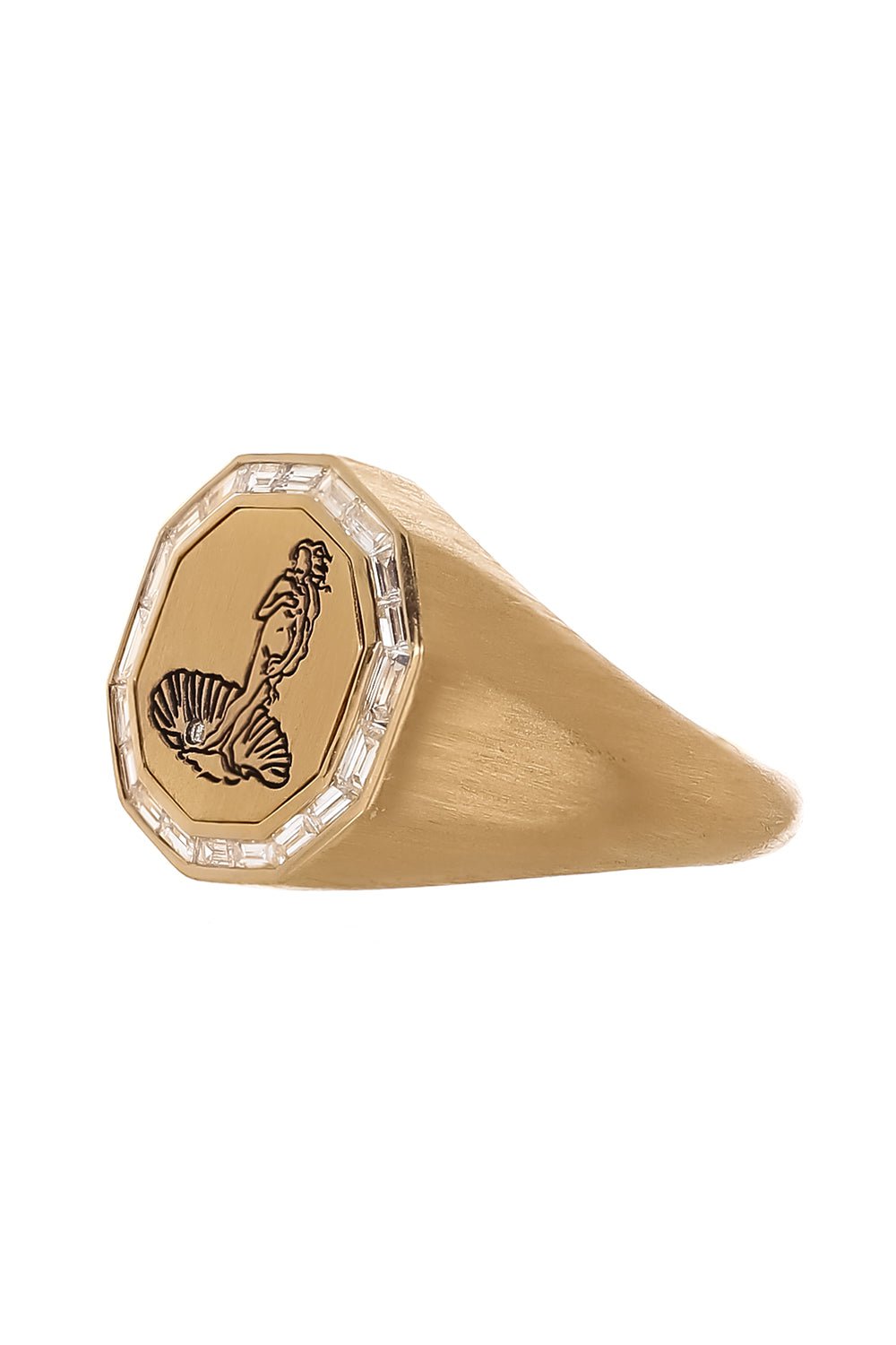 KATHERINE JETTER-The Baguette Venus Ring-YELLOW GOLD