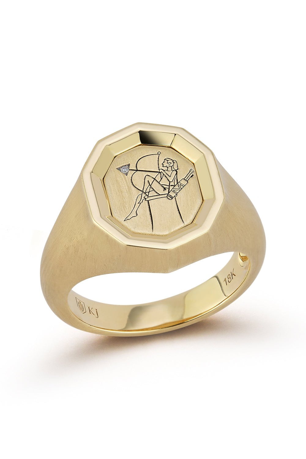 KATHERINE JETTER-The Archeress Ring-YELLOW GOLD