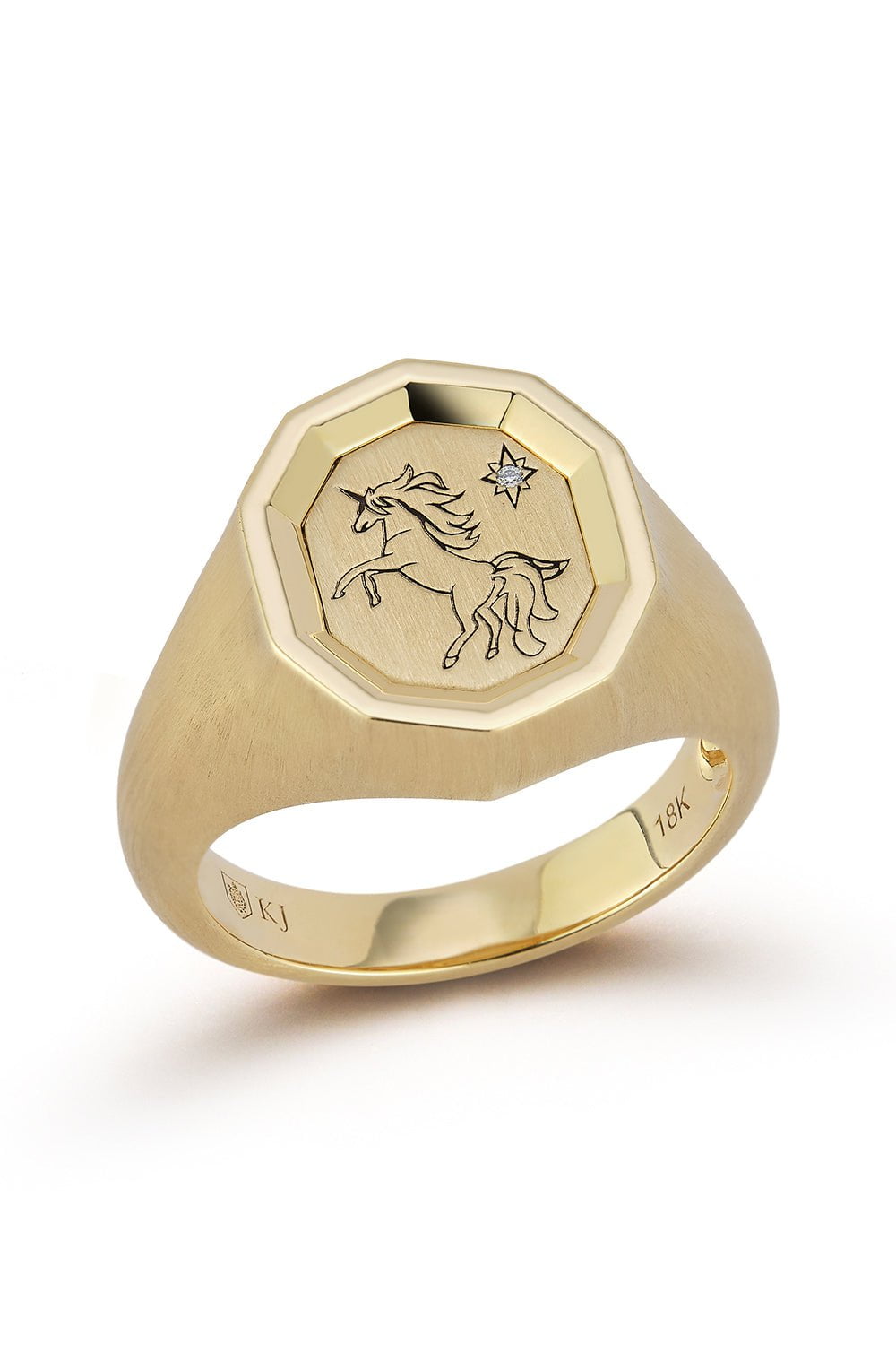 KATHERINE JETTER-The Unicorn Ring-YELLOW GOLD