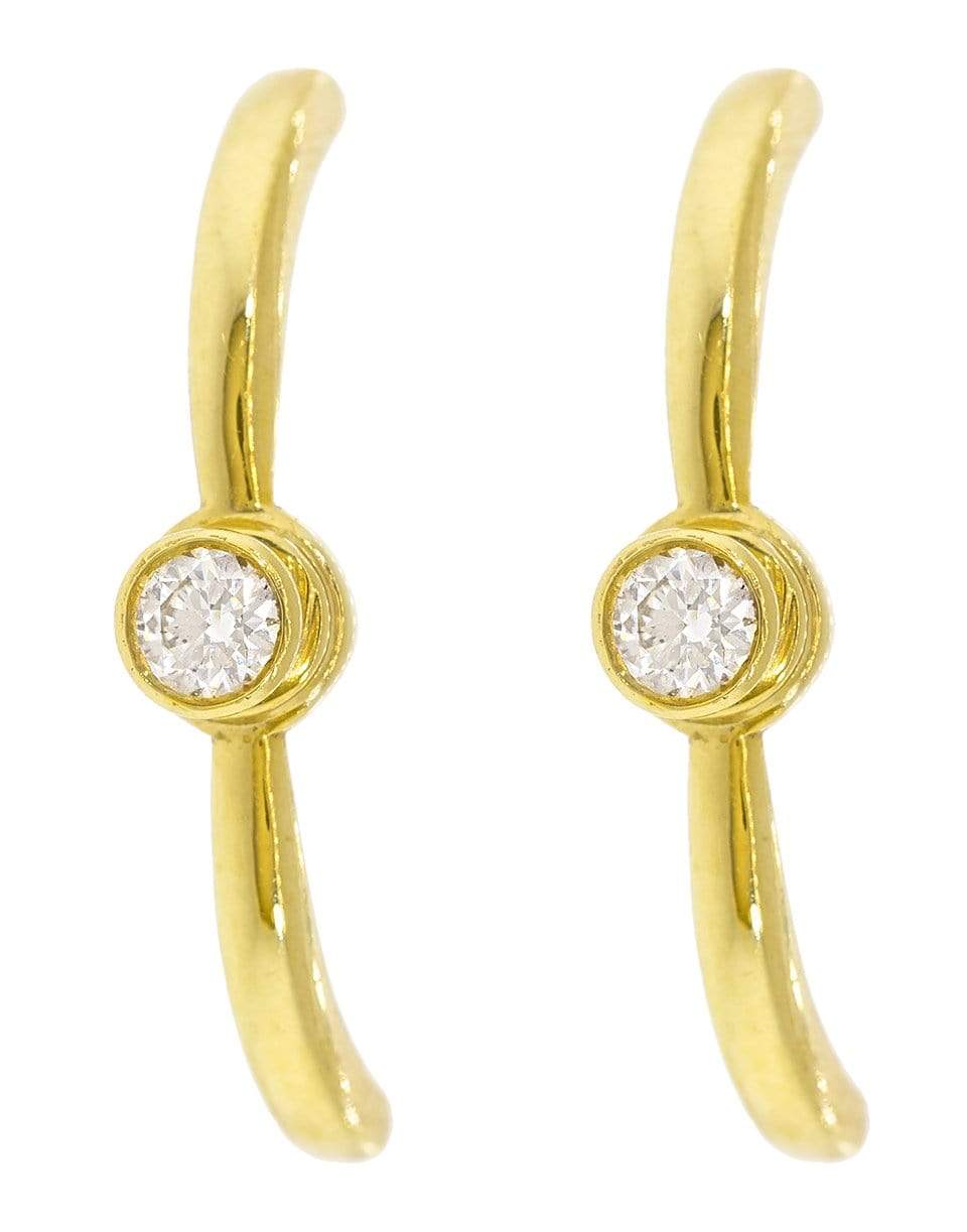 Yellow Gold Grande Eternal Diamond Earrings JEWELRYFINE JEWELEARRING KATKIM   