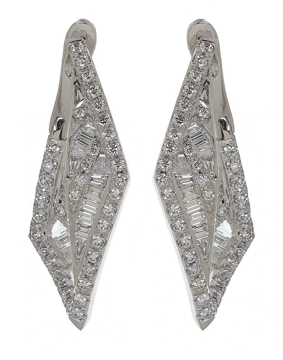KAVANT & SHARART-Diamond Geoart Earrings-WHITE GOLD