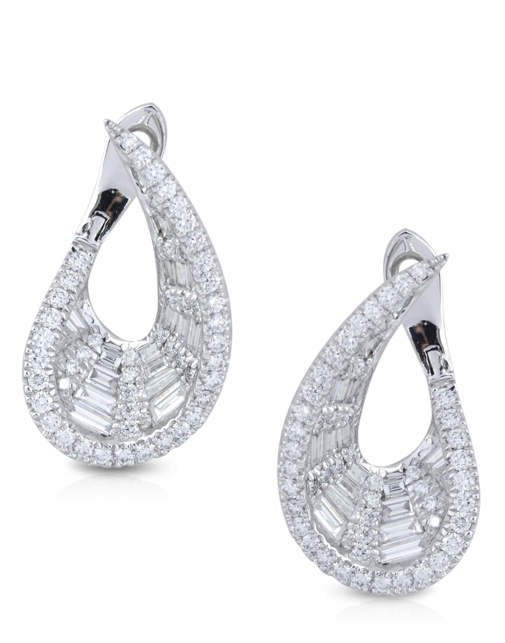 KAVANT & SHARART-Diamond Talay Earrings-WHITE GOLD