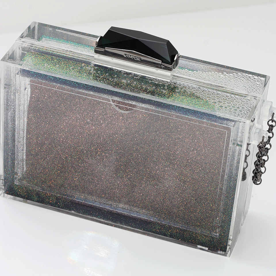 KOTUR-Glitter Globe Clutch-