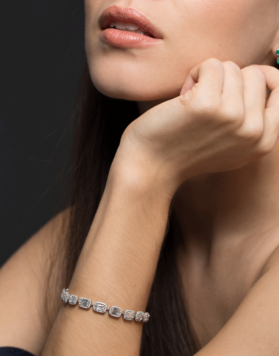 KWIAT-Ashoka Diamond Pave Bracelet-PLATINUM