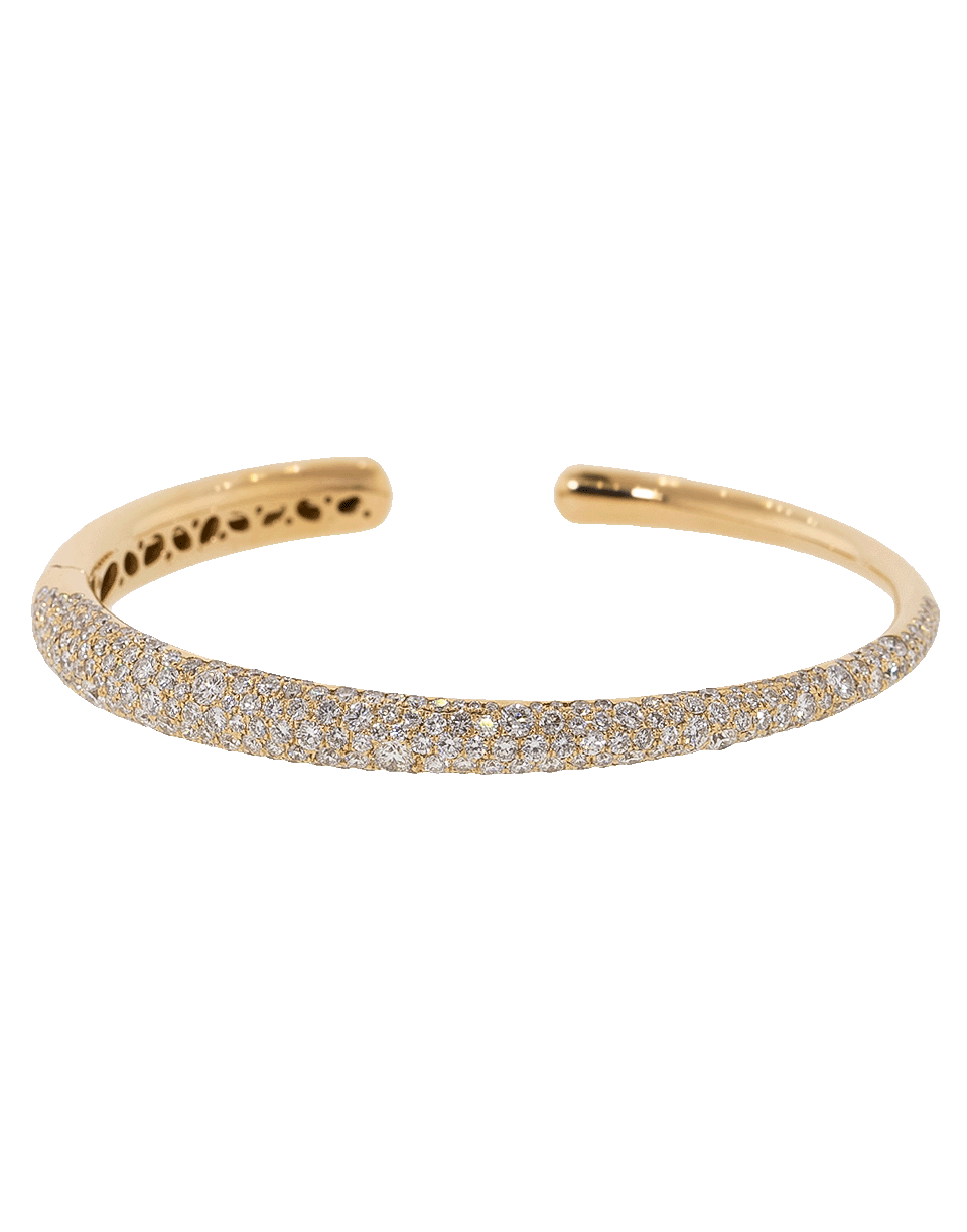 KWIAT-Cobblestone Collection Diamond Pave Bangle-ROSE GOLD