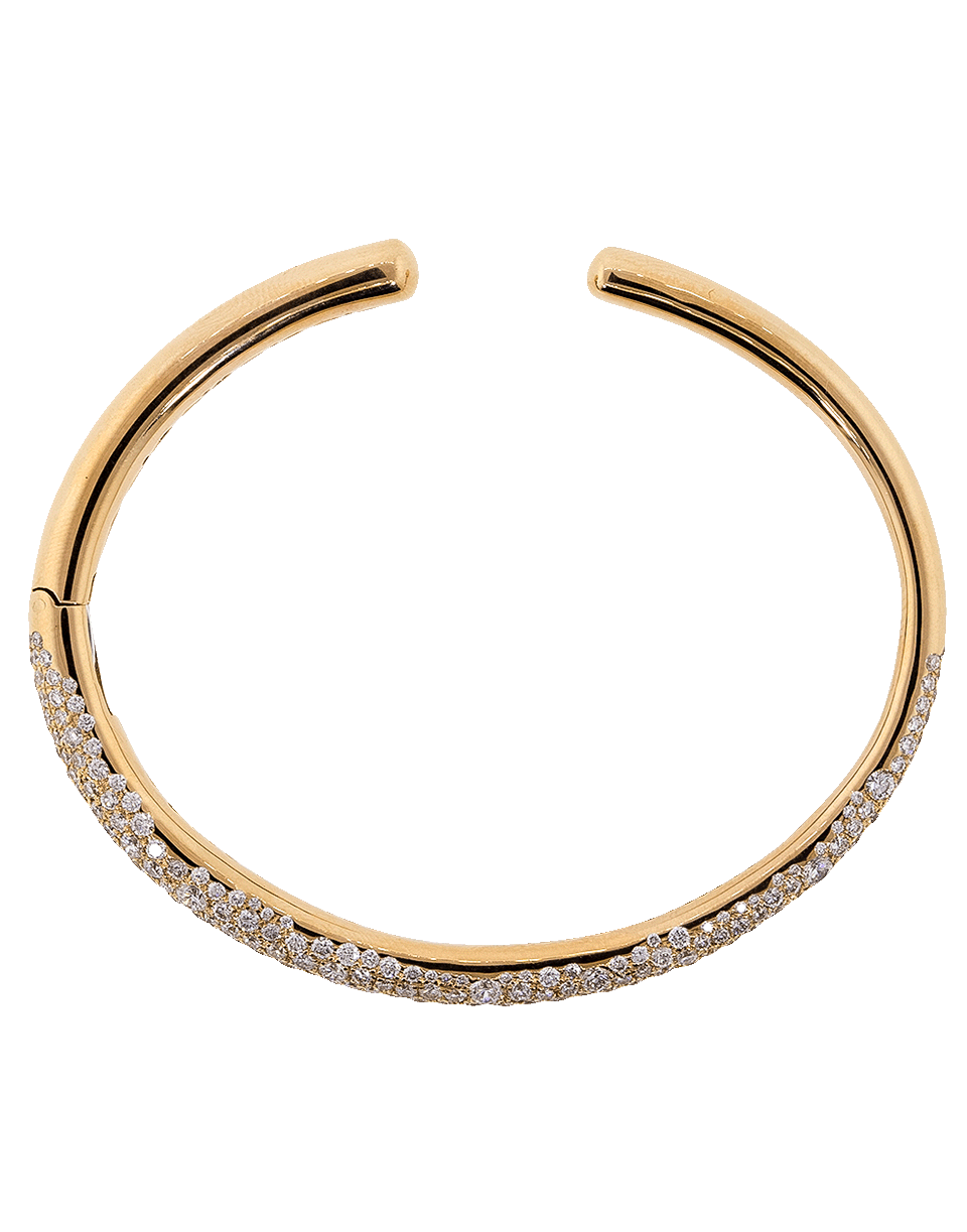 KWIAT-Cobblestone Collection Diamond Pave Bangle-ROSE GOLD