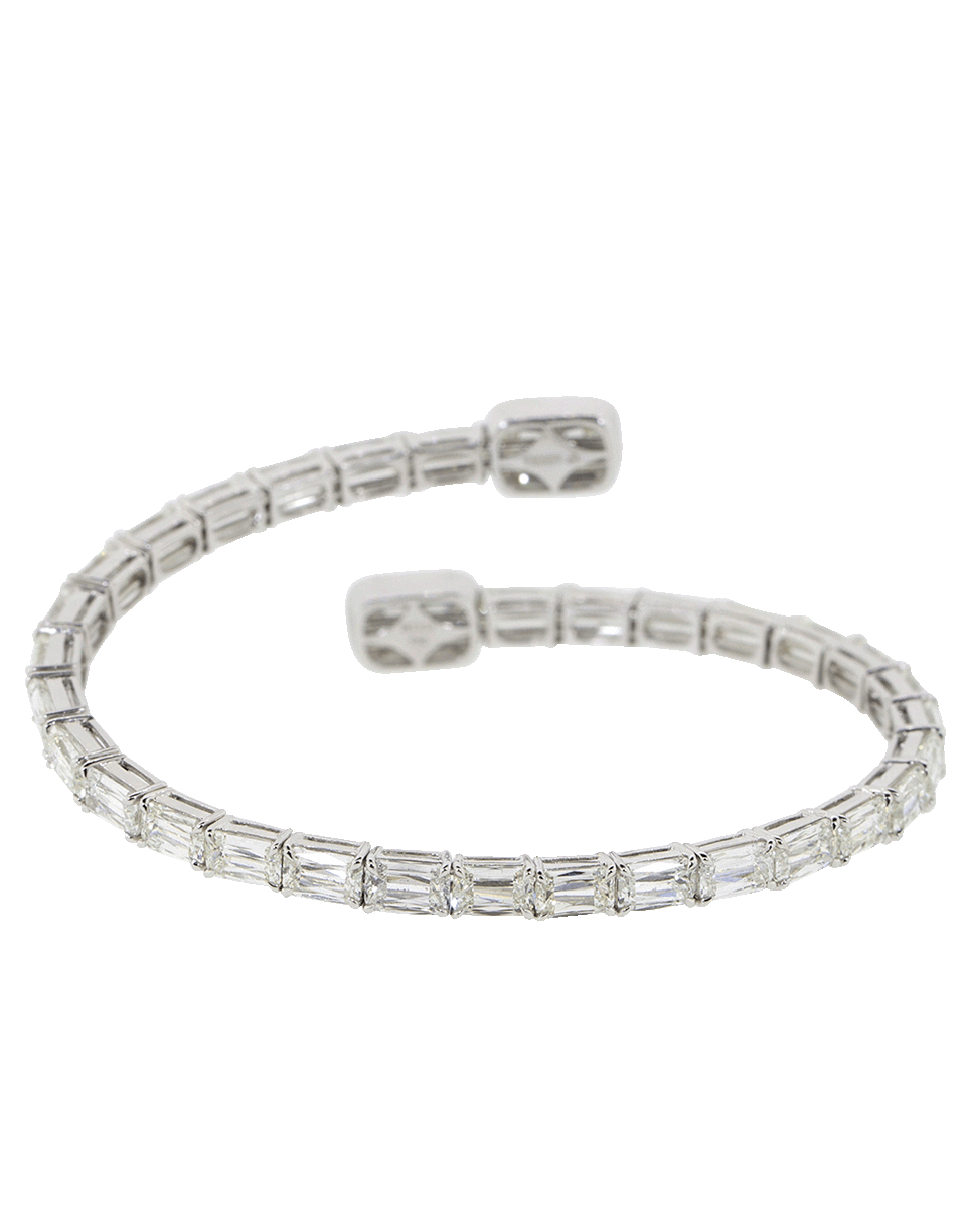 KWIAT-Ashoka Diamond Bypass Bracelet-WHITE GOLD