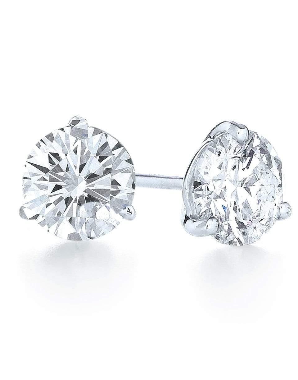 KWIAT-Round Diamond Stud Earrings-PLATINUM