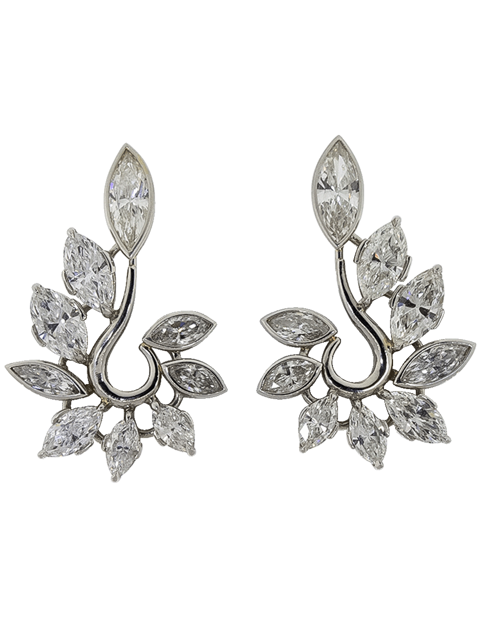 KWIAT-Vine Collection Diamond Earrings-PLATINUM