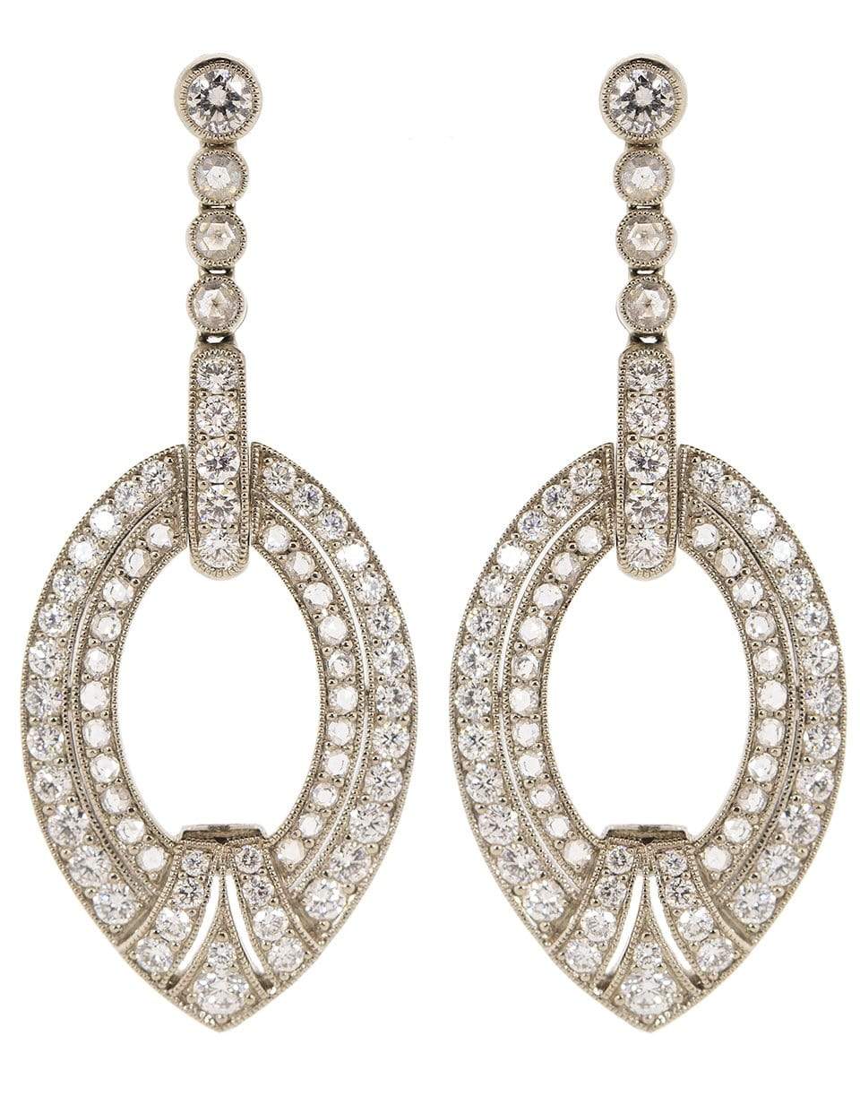 KWIAT-Diamond Drop Earrings-WHITE GOLD