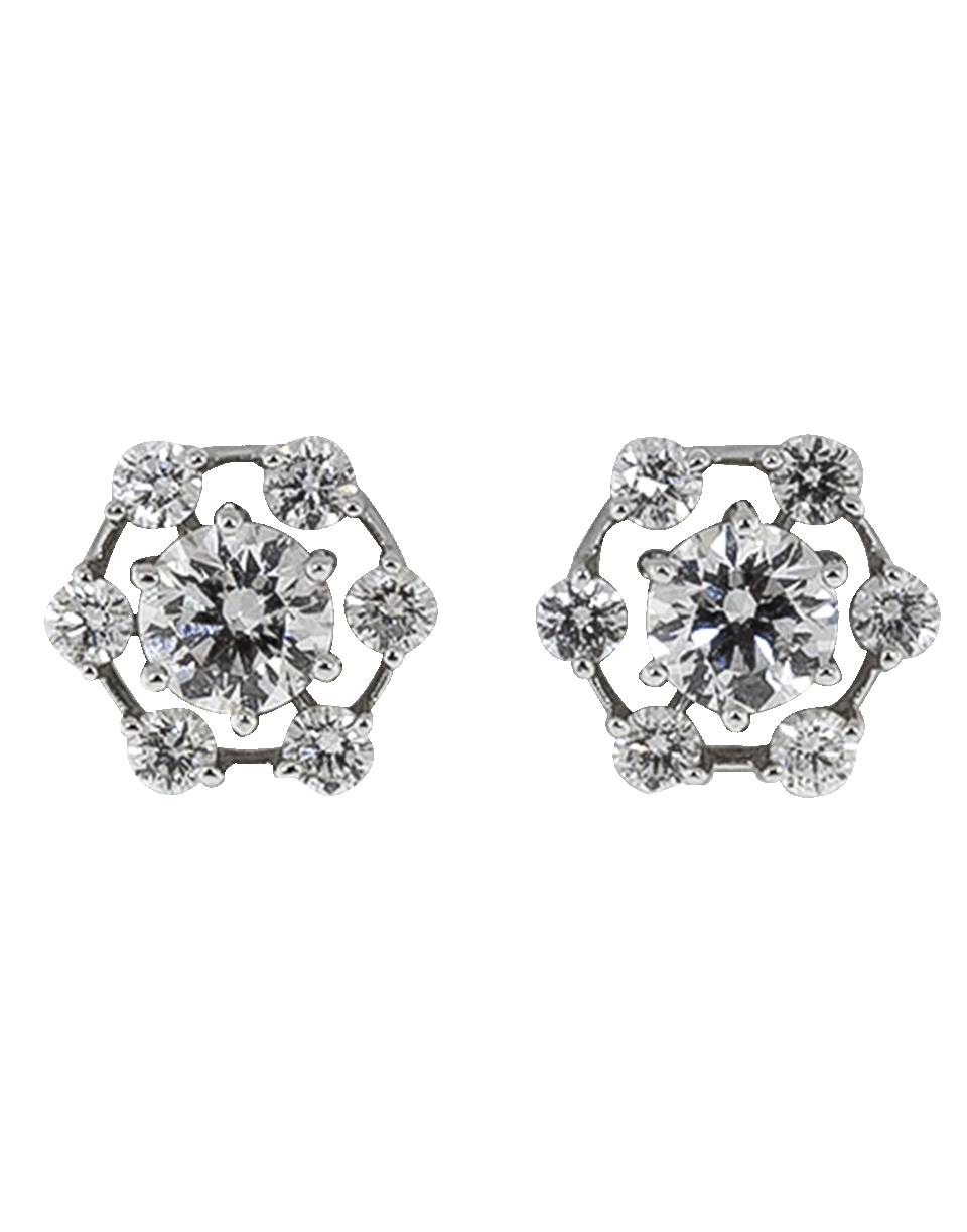 KWIAT-Starry Night Collection Diamond Earrings-WHITE GOLD