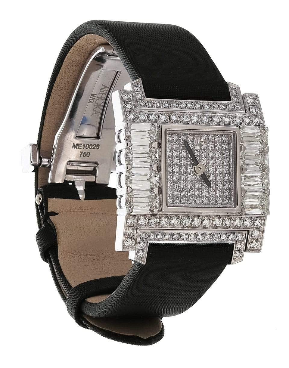 KWIAT-Ashoka Diamond Watch-WHITE GOLD
