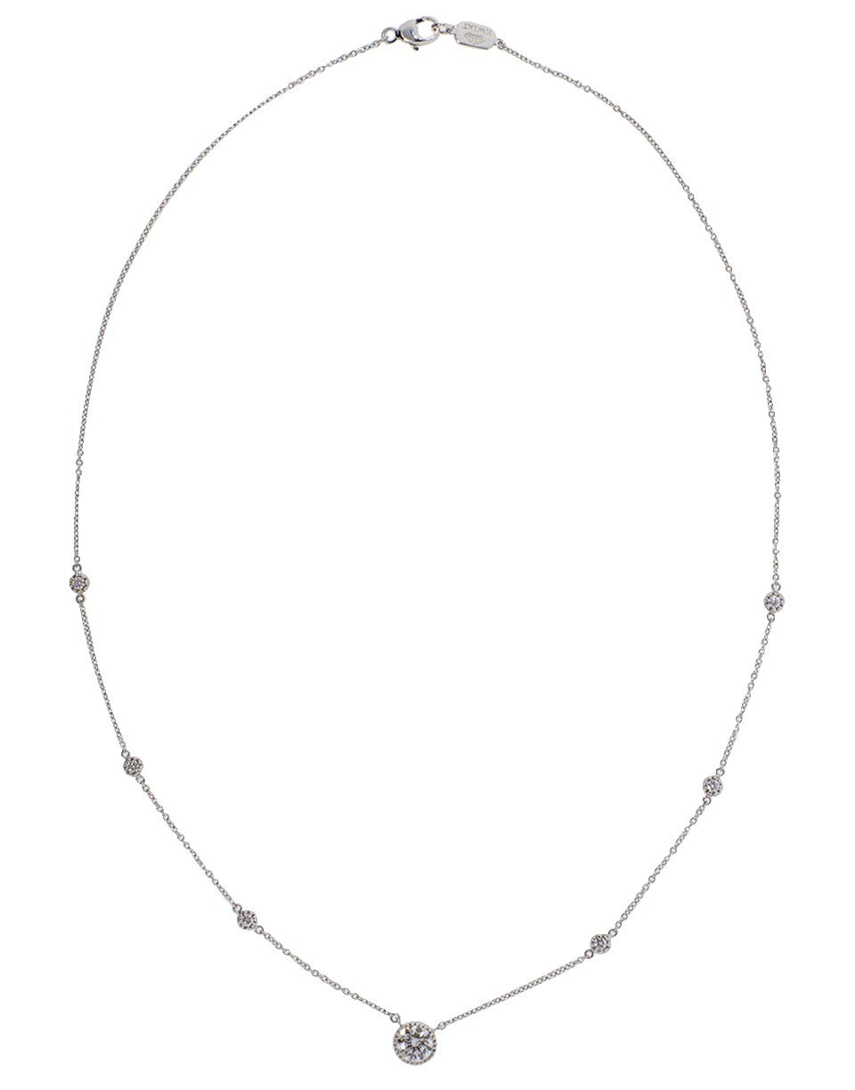 KWIAT-Classic Collection Diamond Pendant Necklace-WHITE GOLD