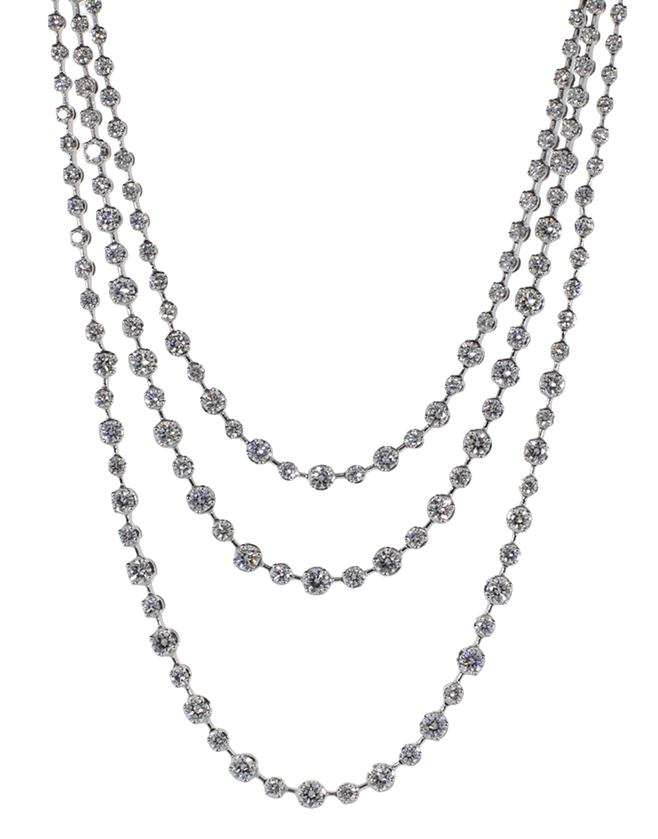 KWIAT-Starry Night Collection Diamond Necklace-WHITE GOLD
