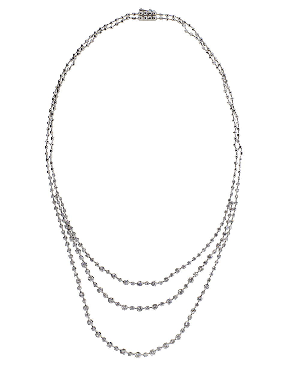 KWIAT-Starry Night Collection Diamond Necklace-WHITE GOLD