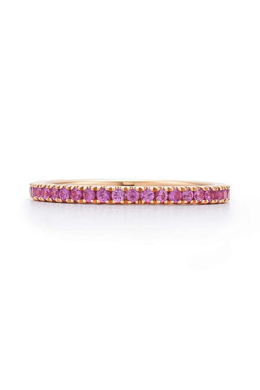 KWIAT-Pink Sapphire Stackable Ring-ROSE GOLD