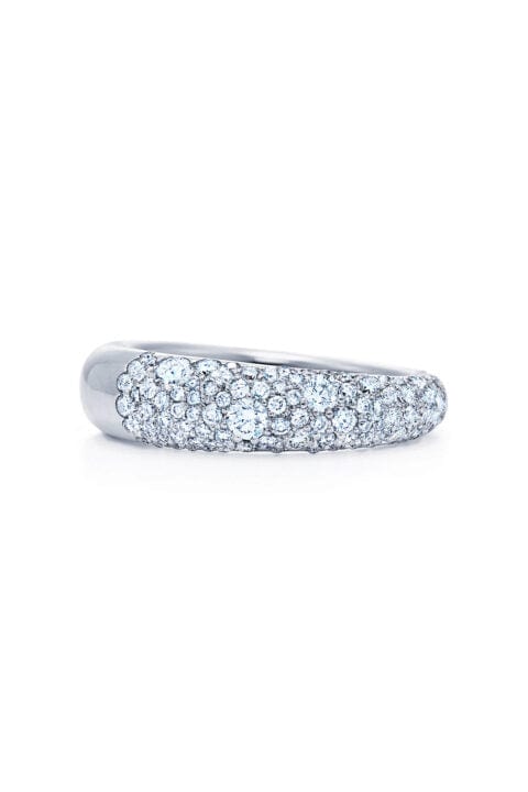 KWIAT-Cobblestone Diamond Pave Ring-WHITE GOLD