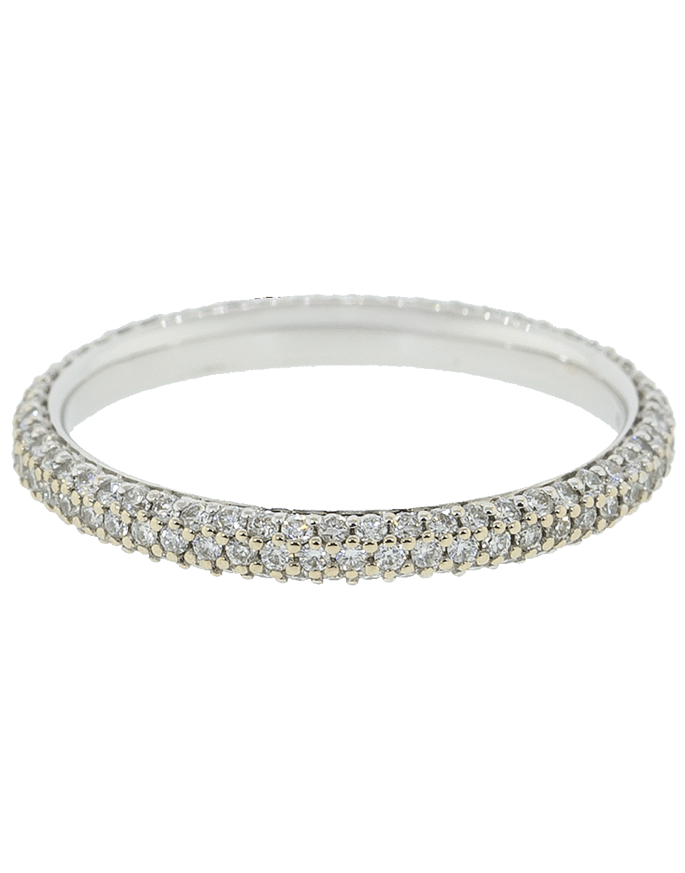 KWIAT-Cobblestone Diamond Pave Band Ring-WHITE GOLD