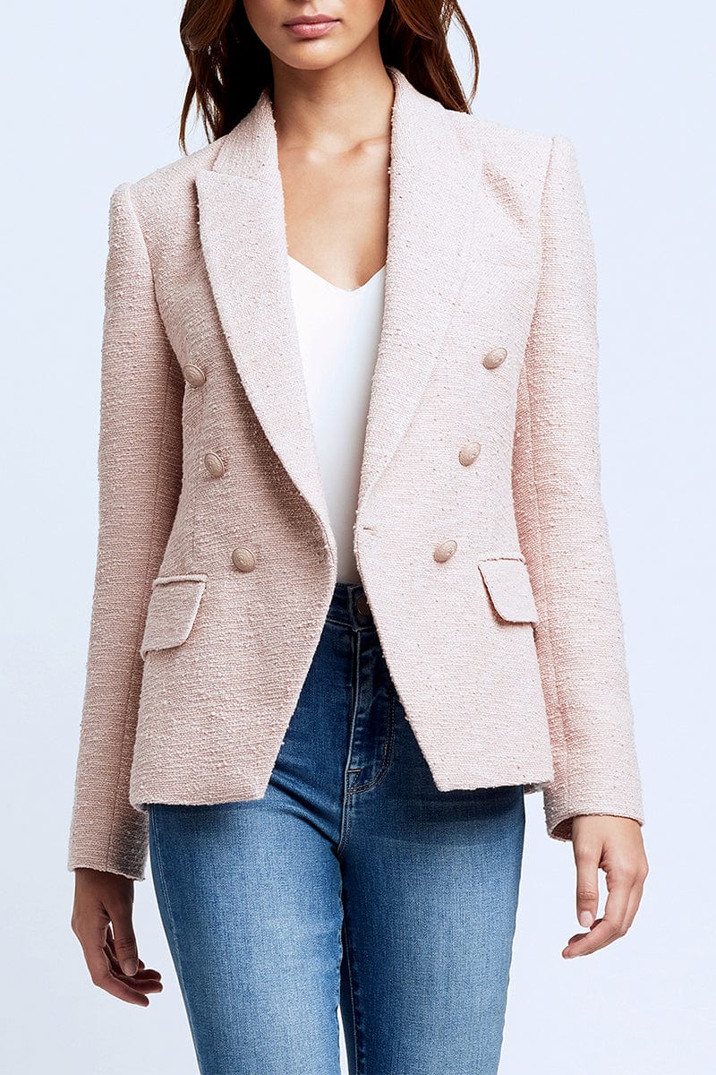 L'AGENCE-Kenzie Double Breasted Blazer-