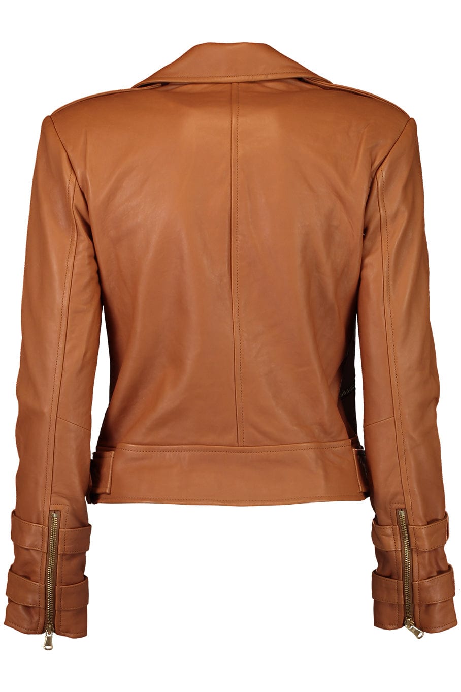 L'AGENCE-Billie Belted Leather Jacket-