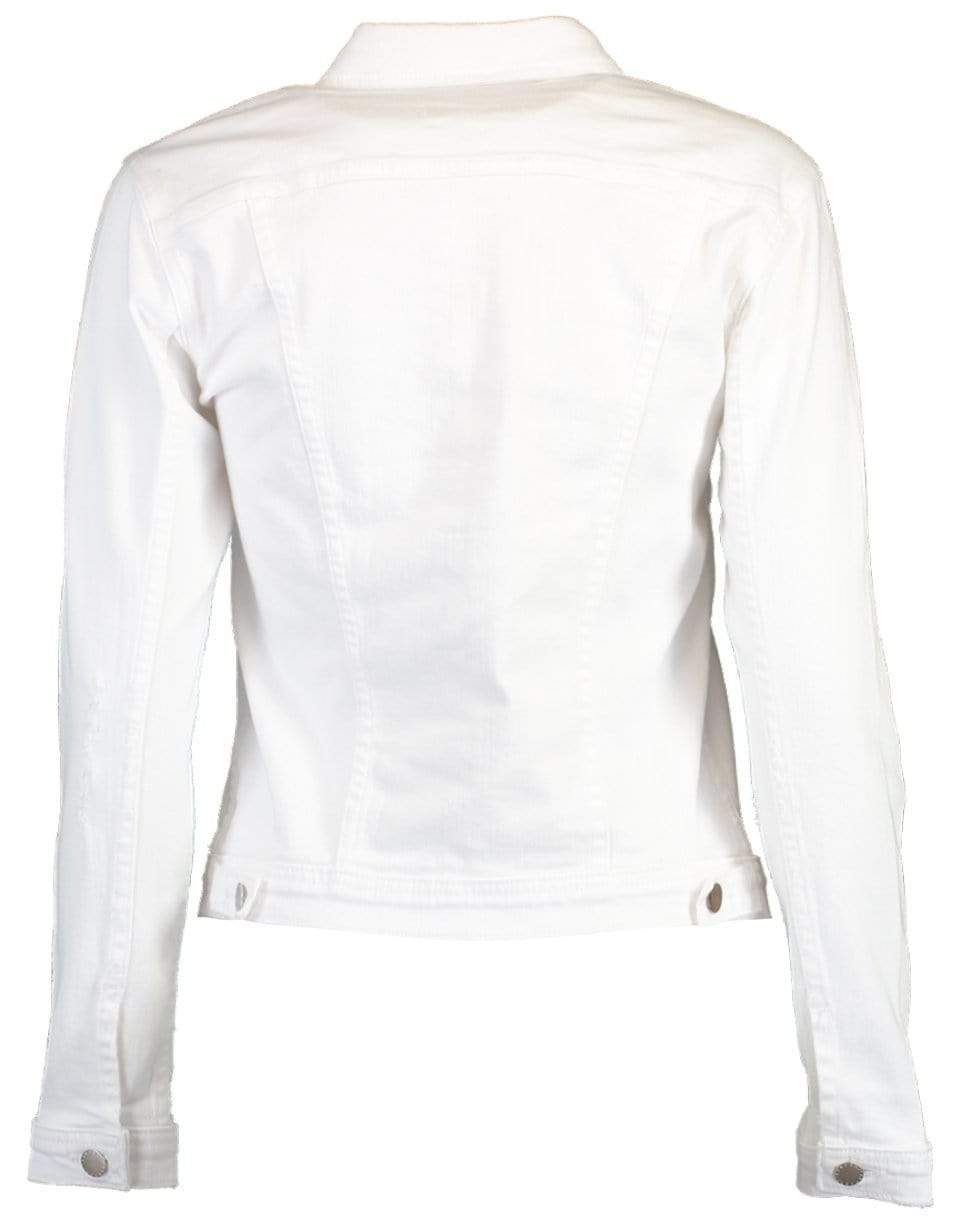L'AGENCE-Celine White Denim Jacket-