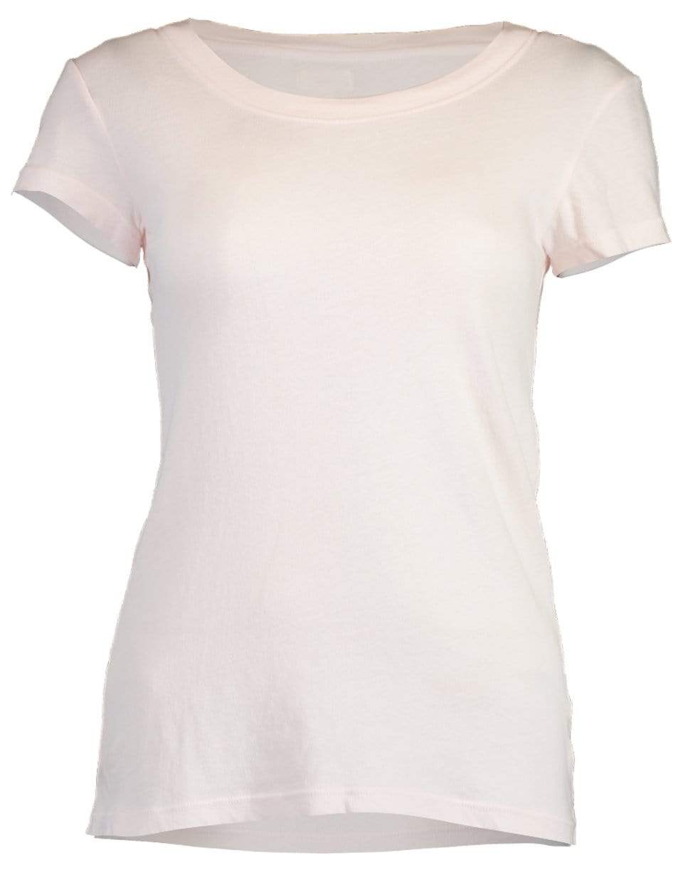L'AGENCE-Cory Scoop Neck Tee-