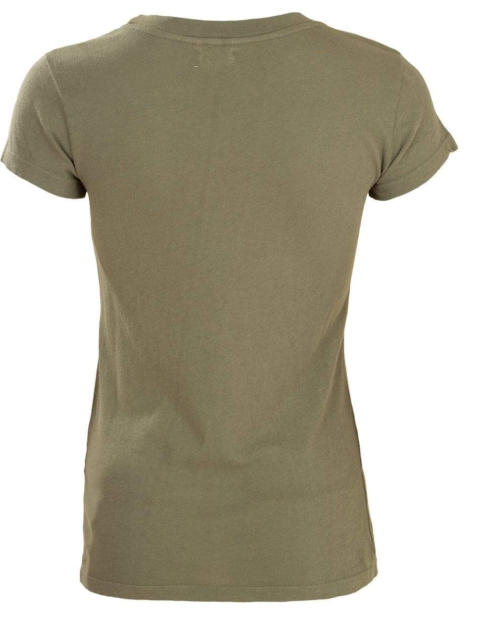 L'AGENCE-Basil Cory Scoop Neck Tee-