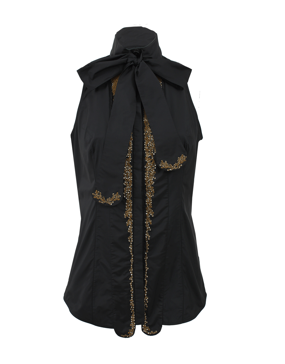 Tie Neck Embroidered Blouse CLOTHINGTOPBLOUSE L'WREN SCOTT   