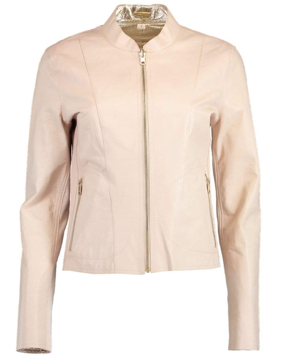 LAMARQUE-Pink and Gold Reversible Chapin Jacket-