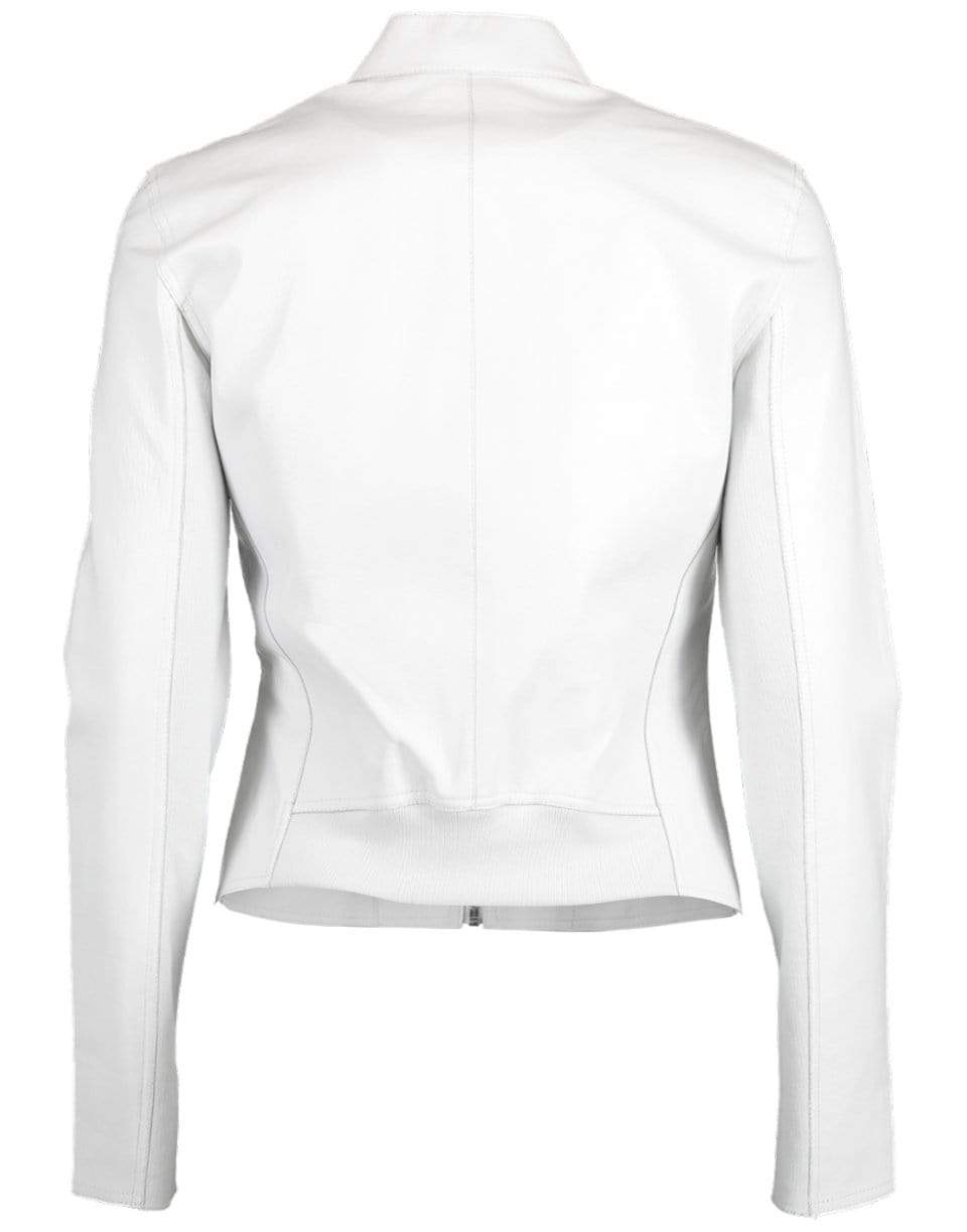 LAMARQUE-White and Silver Reversible Chapin Jacket-