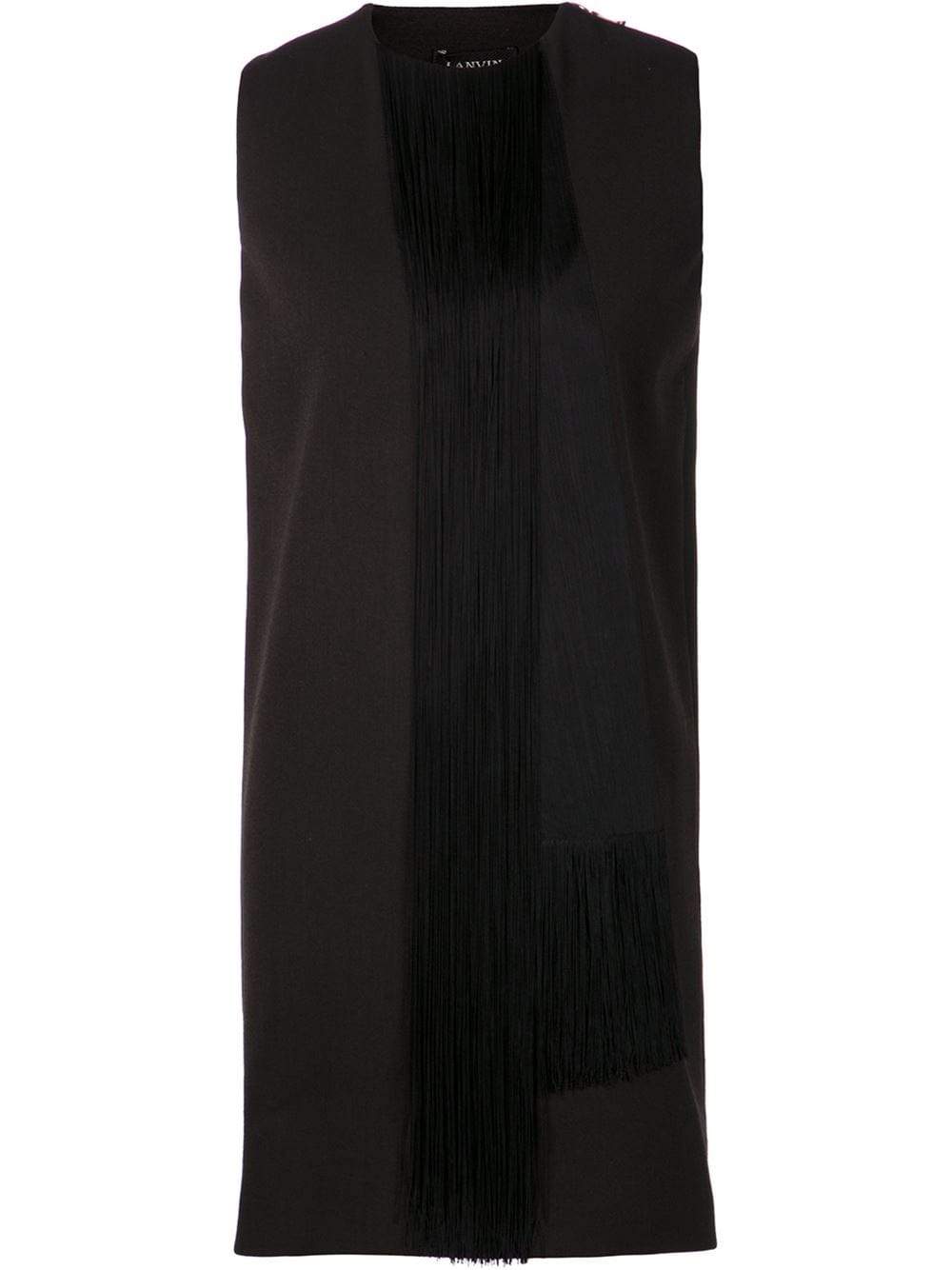 LANVIN-Fringe Detail Dress-