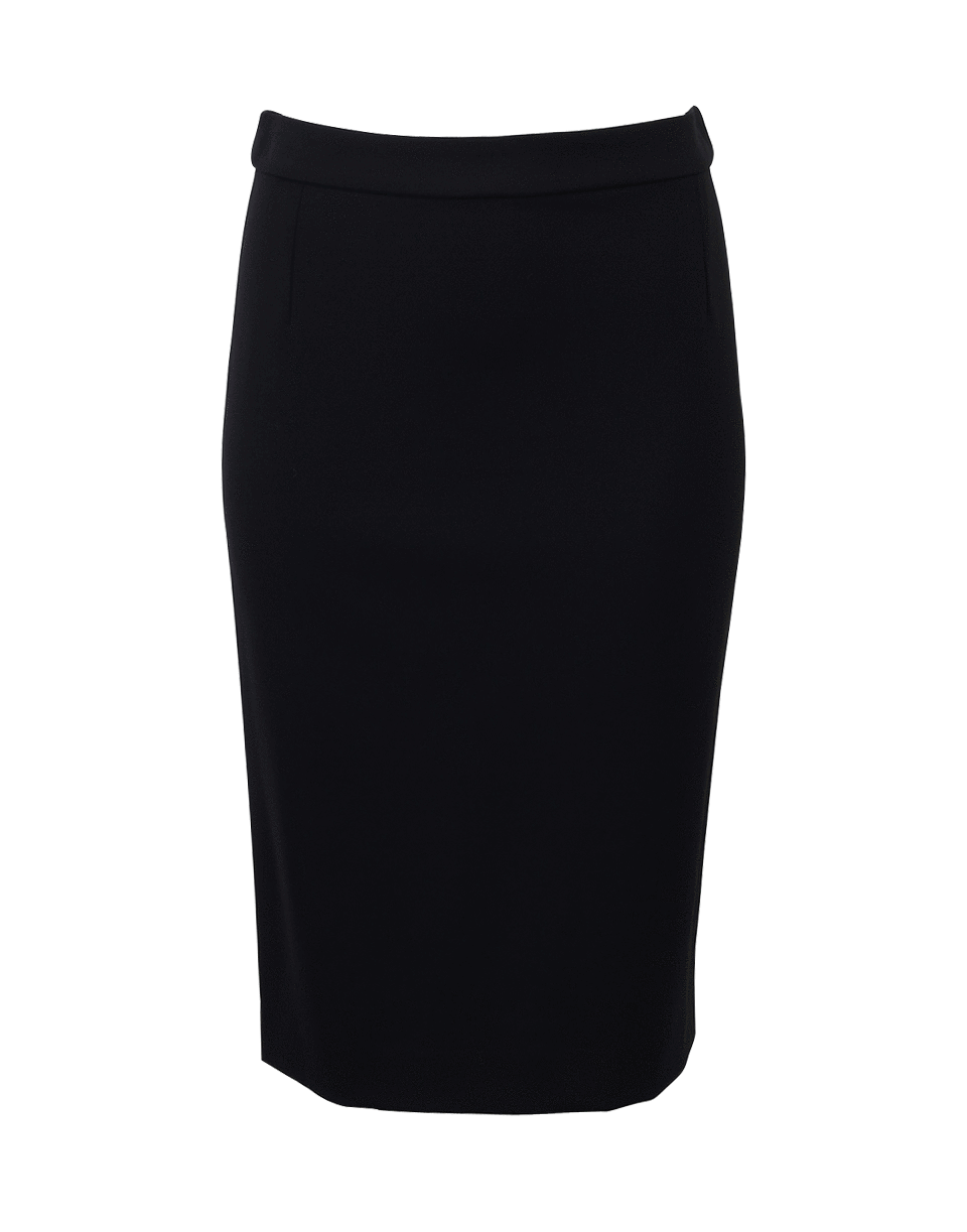 LANVIN-Back Zip Pencil Skirt-
