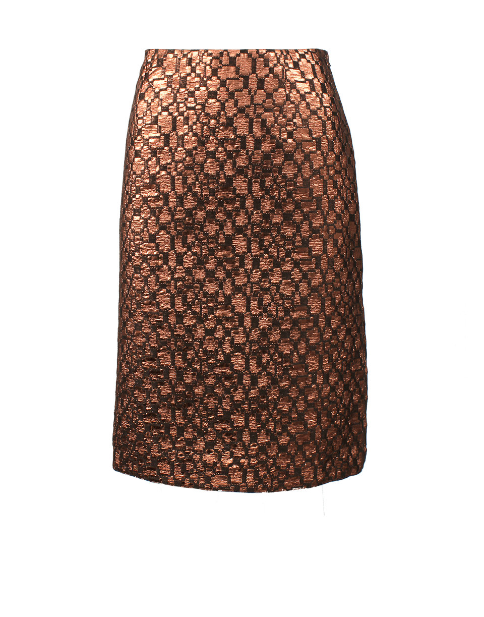 LANVIN-Cloque Pencil Skirt-