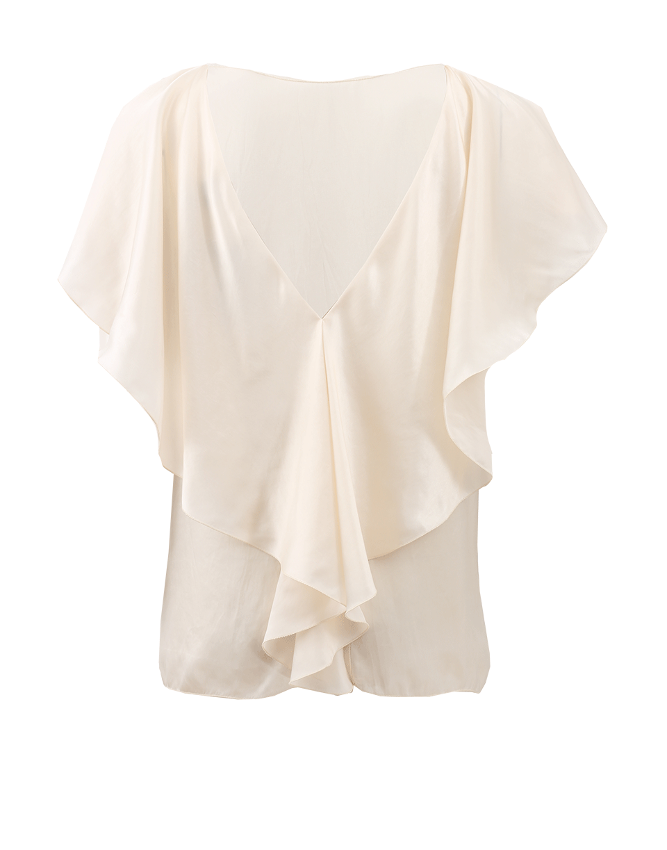 LANVIN-V-Back Blouse-