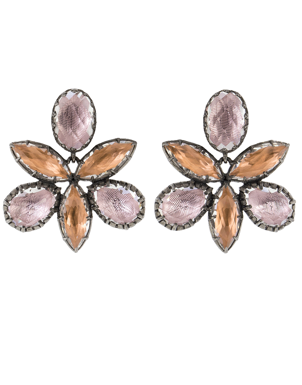 LARKSPUR & HAWK-Sadie Orchid Ballet Stud Earrings-SILVER