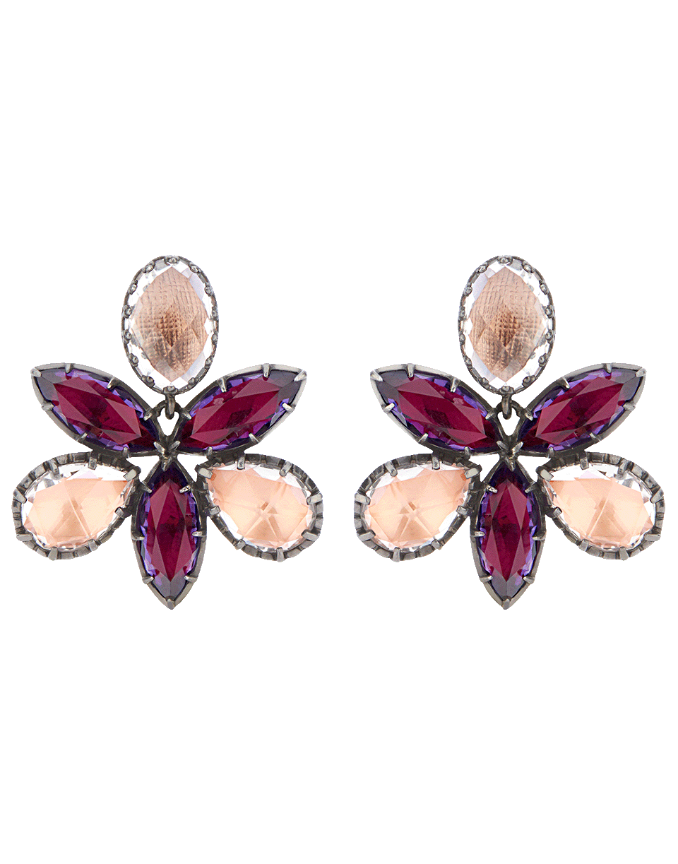 LARKSPUR & HAWK-Sadie Orchid Earrings-SILVER