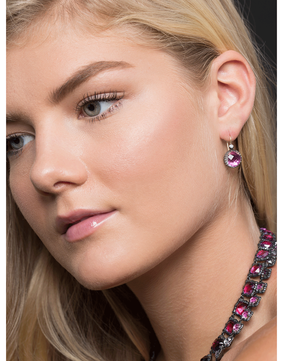 LARKSPUR & HAWK-Small Olivia Button Earrings-SILVER