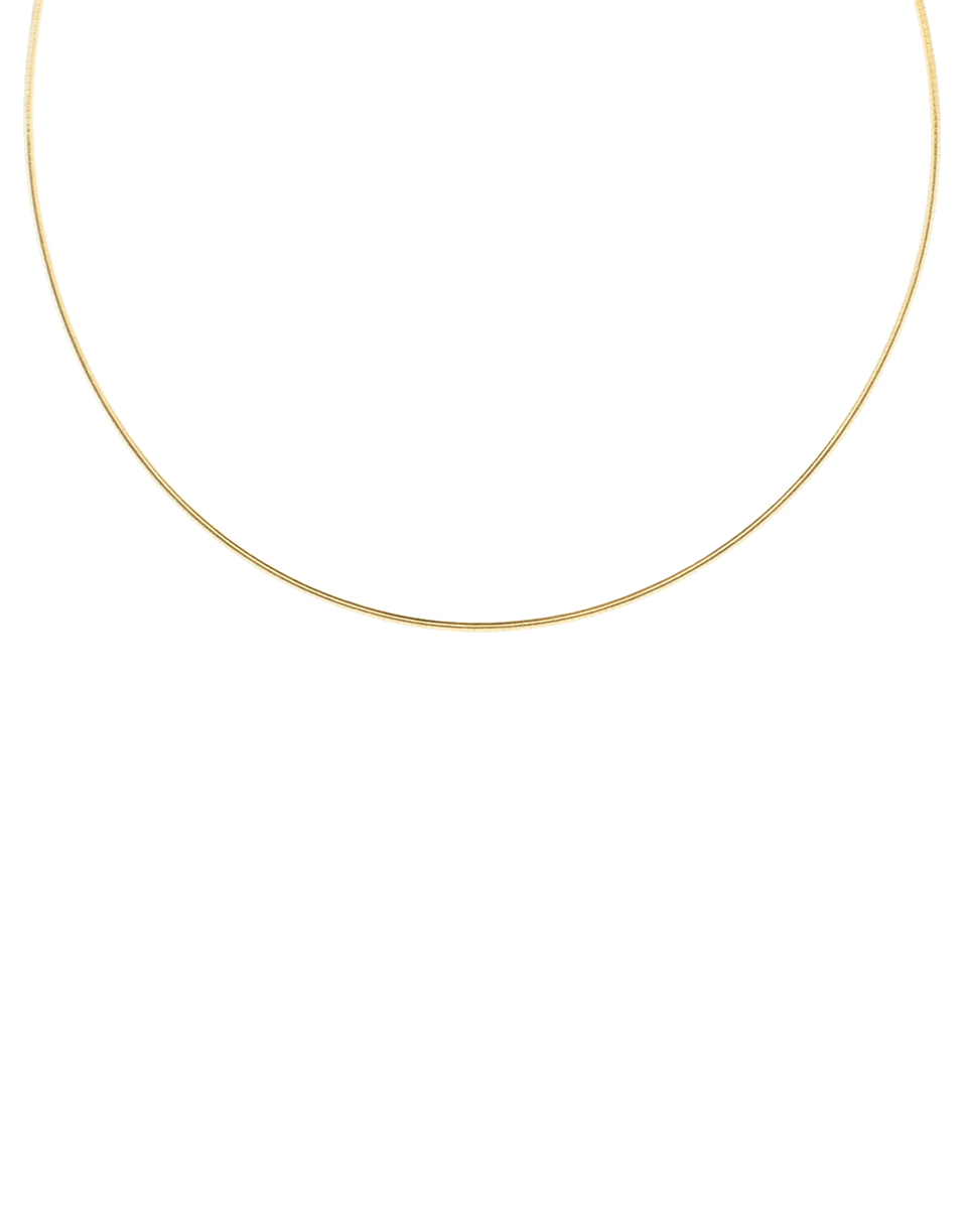 LARKSPUR & HAWK-Cora Neck Wire Necklace-YELLOW GOLD