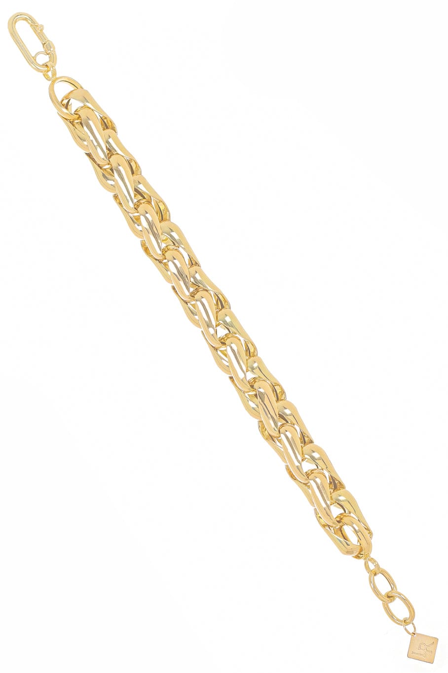 Lauren Rubinski 14kt yellow gold chain-link bracelet